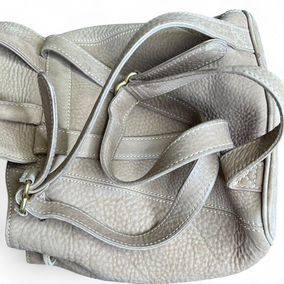 Coach Vintage Sonoma Nubuc Backpack 4938 Sand Khaki Tan Made in Italy 1996 - Picture 10 of 10